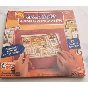 Vintage 1981 Etch a Sketch Games & Puzzles Ohio Art Original